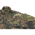 Veste de style militaire américain de marque MFH, uniforme de terrain, camouflage flecktarn, ripstop, NEUF