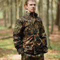 Veste de style militaire américain de marque MFH, uniforme de terrain, camouflage flecktarn, ripstop, NEUF