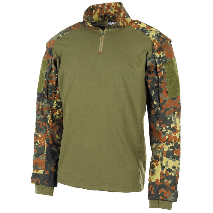 Chemises de style militaire américain de marque MFH flecktarn camo champ tactique de combat NOUVEAU - GoMilitar