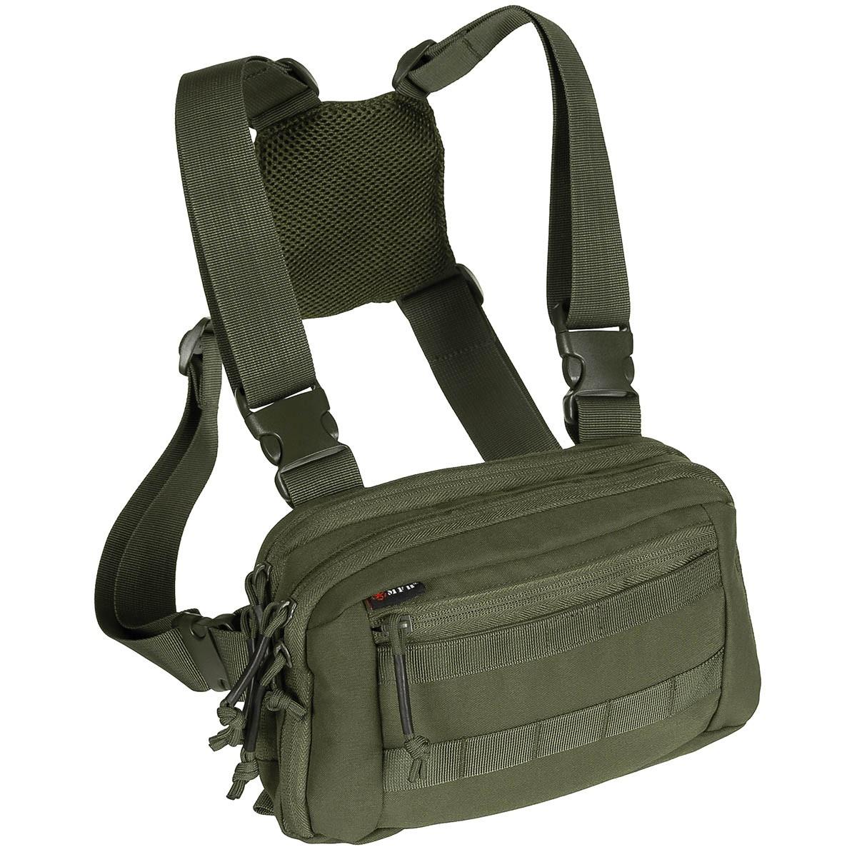 MFH Chest Pack Recon Sac de poitrine tactique Système d'organisation Molle Multicolore