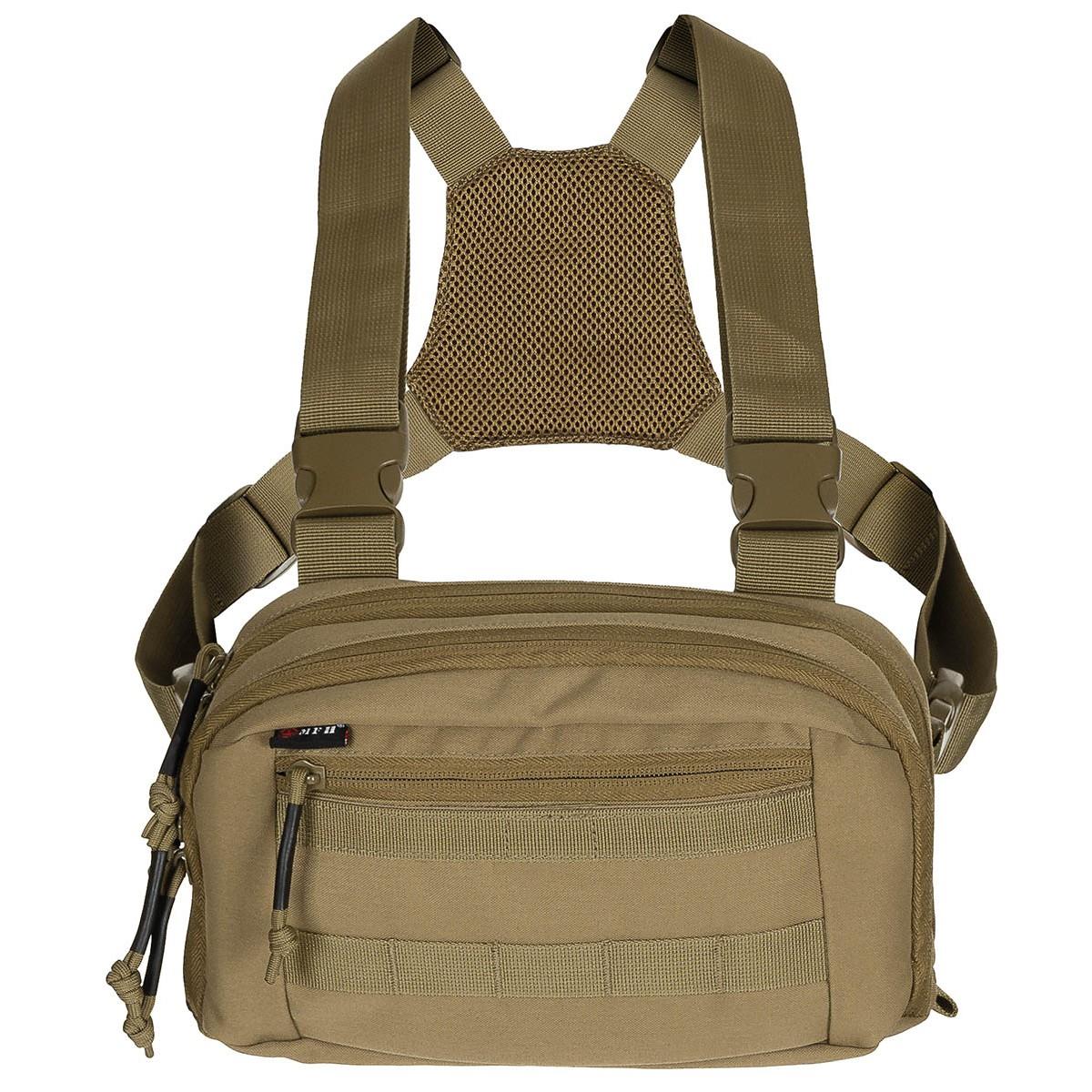 MFH Chest Pack Recon Sac de poitrine tactique Système d'organisation Molle Multicolore