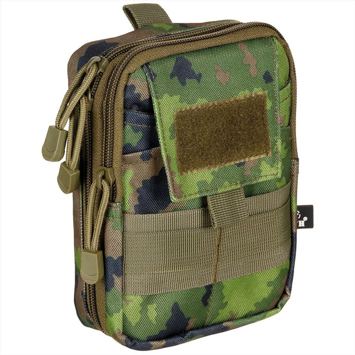 Pochette EDC compacte MFH 2 compartiments Sangles de fixation MOLLE M05 Camouflage - GoMilitar