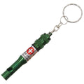 Sifflet d'urgence MFH Porte-clés étanche Capsule d'identification en aluminium anodisé Olive
