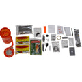 MFH Extreme Kit de survie en 34 pièces Camping Boîte étanche Orange Transparent