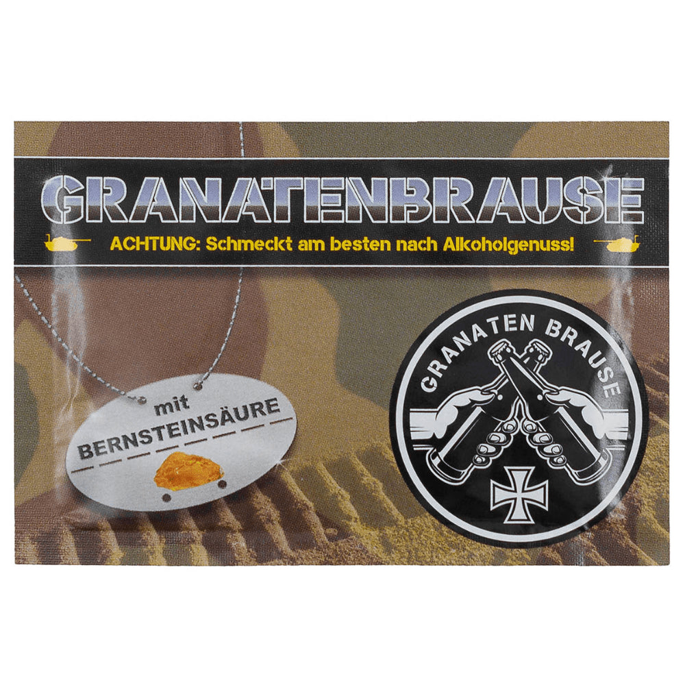 MFH Granatenbrause Boisson Instantanée Poudre Citron Lime Minéral Extérieur 10g