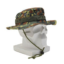 Chapeau militaire MFH à bord matelassé multiple, boucles circonférentielles, camouflage Flecktarn