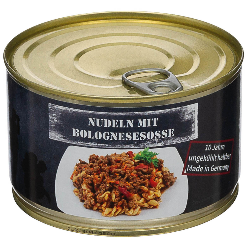 MFH Pâtes bolognaises en conserve 400 g Repas d'urgence pour camping en plein air