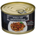 MFH Pâtes bolognaises en conserve 400 g Repas d'urgence pour camping en plein air