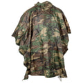 MFH Poncho Capuche réglable imperméable coupe-vent tissu RipStop coutures soudées
