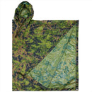MFH Poncho Tent à capuche PU Rip Arrêt Rip Material Light Light M05 Camouflage
