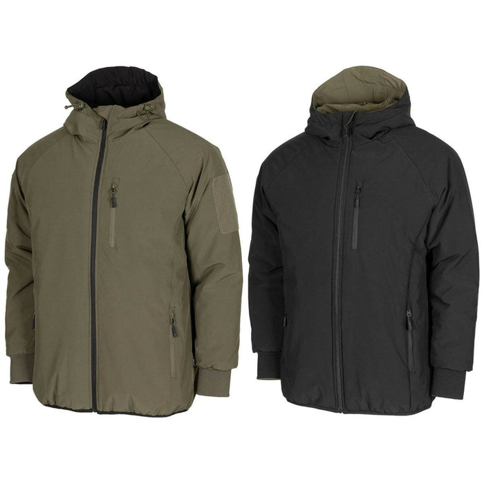 Veste thermique réversible MFH isolée hydrofuge OD vert noir - GoMilitar