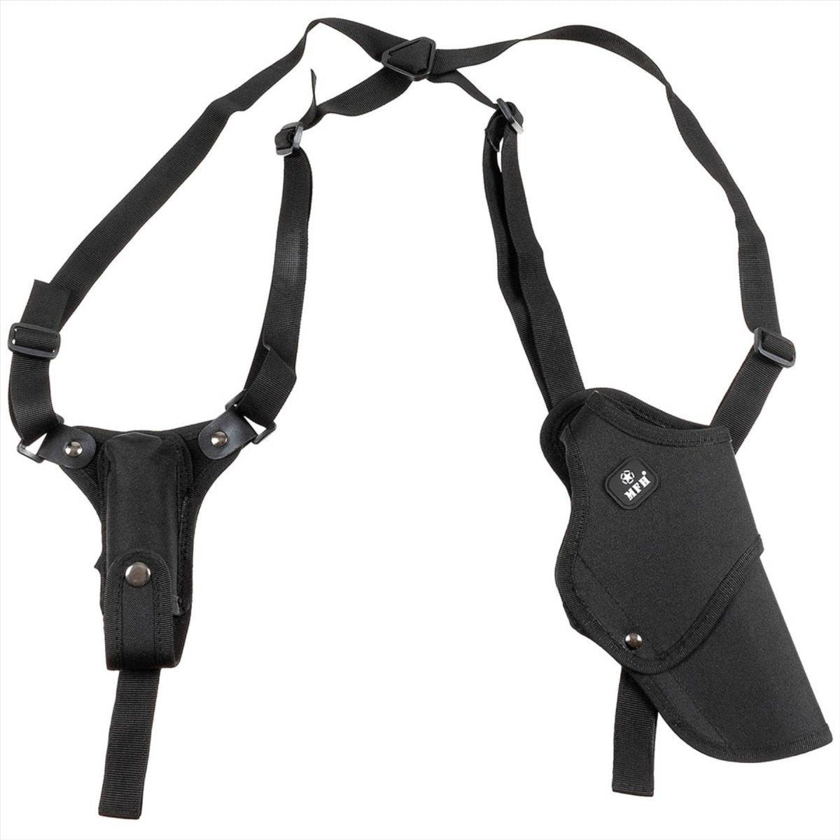 Étui MFH Holster droit à droite Ajustement Mag Pouche à double sécurité Catch