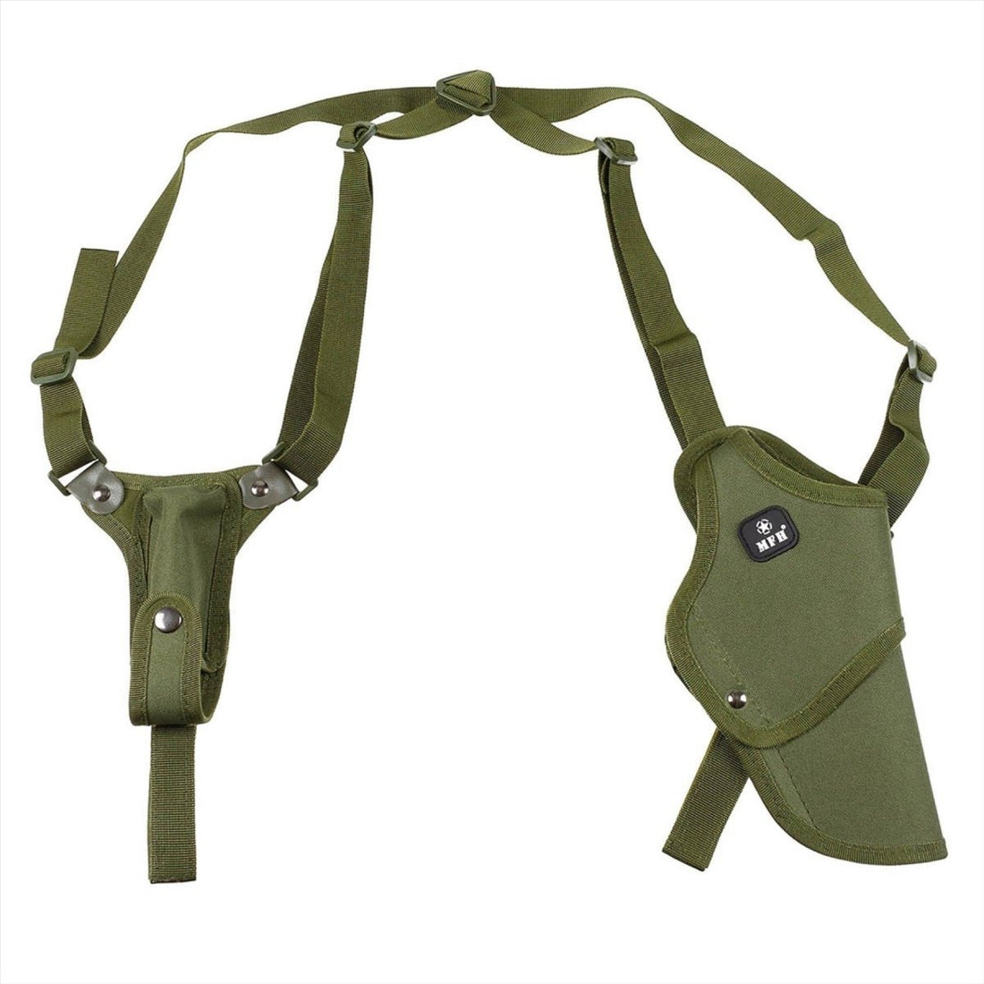 Étui MFH Holster droit à droite Ajustement Mag Pouche à double sécurité Catch