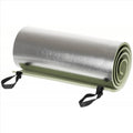 MFH – matelas de couchage en mousse EVA, avec revêtement en aluminium, sangle élastique, emballage vert