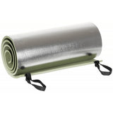 MFH – matelas de couchage en mousse EVA, avec revêtement en aluminium, sangle élastique, emballage vert