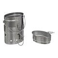 Kit de cuisine Trangia de l'armée suédoise MFH Repro M40 Brûleur de camping en acier inoxydable 1,5 l