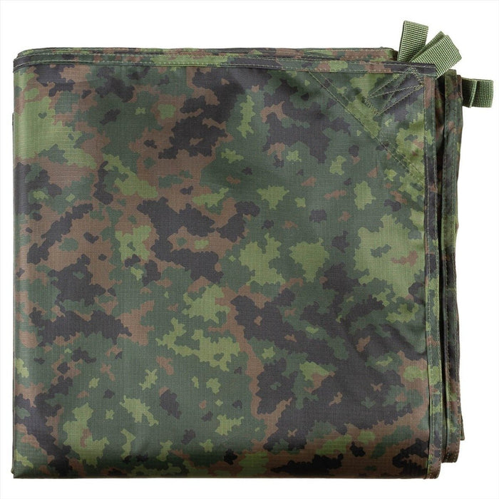 Bâche Bâche Résistante à l'eau Tissu RipStop Finlandais M05 Camo - GoMilitar