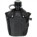 MFH US Military Plastic Canteen 1L Clip Clips Clips Attachement BPA Black Free Black