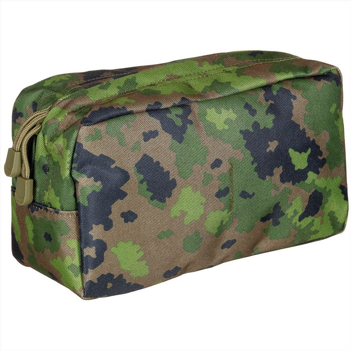 Grande pochette utilitaire avec fermeture éclair à 2 voies, fermeture MOLLE, camouflage M05