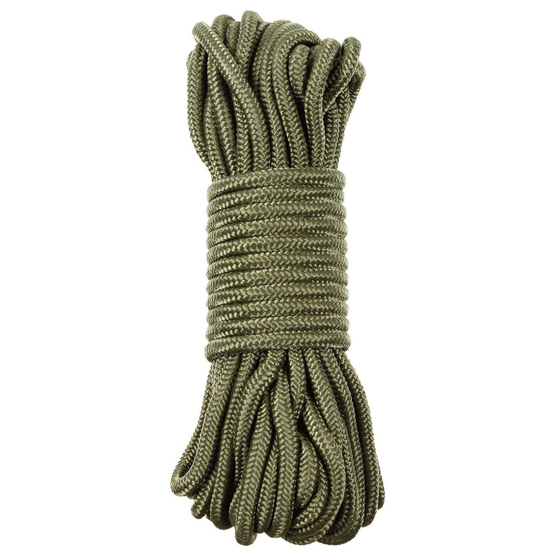 Corde utilitaire MFH 5 mm 15 m de survie en plein air Bushcraft OD vert