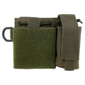 Pochette MIL-TEC ADMIN avec attache molle, lampe de poche, stylo, poche pour ordinateur portable, olive
