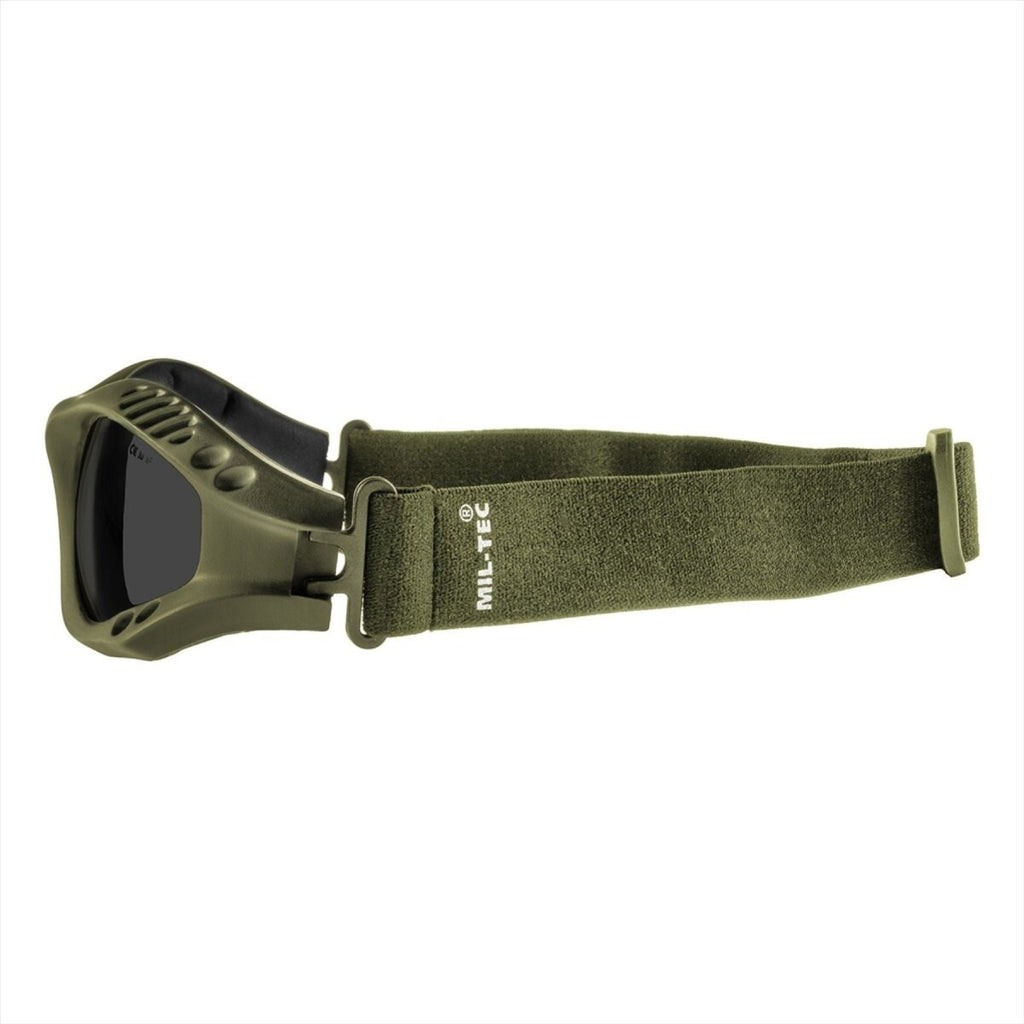 Mil-Tec Air Pro Commando Tactical Goggles Smoke Lens Anti Scratch Anti Fog Mil-Tec Air Pro Commando Tactical Goggles Smoke Lens Anti Scratch Anti Fog