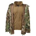 Veste de pluie militaire MIL-TEC Gen I avec doublure polaire imperméable à capuche