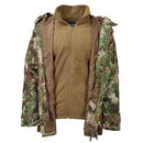 MIL - TEC army rain wet weather jacket Gen II with fleece liner waterproof hooded - GoMilitar