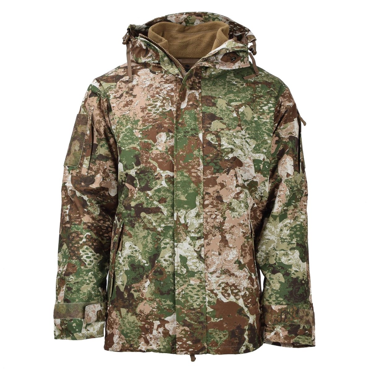 Veste de pluie militaire MIL-TEC Gen I avec doublure polaire imperméable à capuche