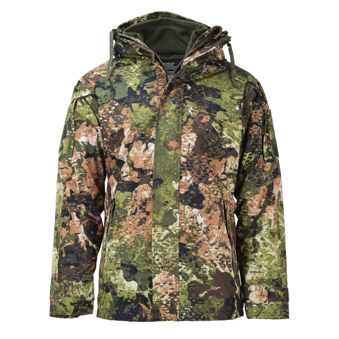 Veste de pluie militaire MIL-TEC Gen I avec doublure polaire imperméable à capuche