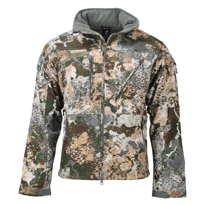 MIL-TEC armée softshell veste tactique polaire imperméable à capuche laminé 3 couches - GoMilitar