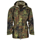 Veste de campagne de l'armée allemande de marque Mil-Tec GoreTex Flecktarn camouflage imperméable à l'eau