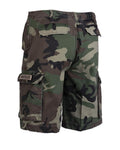 Short camouflage prélavé de style parachutiste militaire de marque allemande Mil-Tec