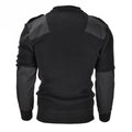 Pull Homme de marque Mil-Tec Pull Allemand Pull Commando Pull Noir Laine