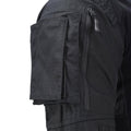 Chemise de combat tactique noire de style militaire de marque Mil-Tec TYPE 2
