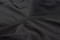 Chemise de combat tactique noire de style militaire de marque Mil-Tec TYPE 2