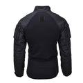 Chemise de combat tactique noire de style militaire de marque Mil-Tec TYPE 2