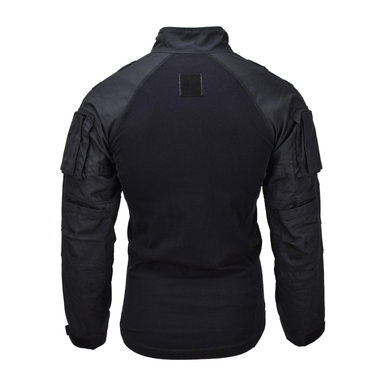 Chemise de combat tactique noire de style militaire de marque Mil-Tec TYPE 2