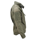 Olive drab Mil-Tec Chimera military style jacket with ripstop fabric, reinforced elbows, and multiple utility pockets.