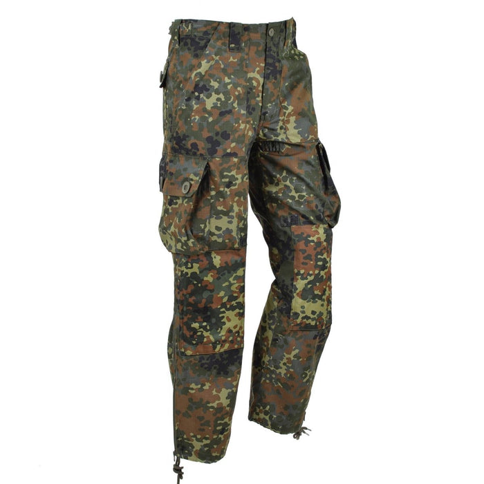 Pantalon commando flecktarn BDU de style militaire de marque Mil-Tec léger ripstop - GoMilitar