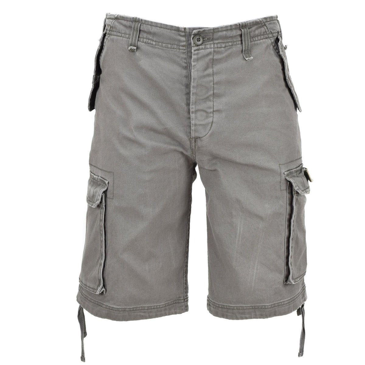 Short cargo de parachutiste en moleskine prélavé de style militaire de marque Mil-Tec