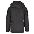 Parka de marque Mil-Tec avec doublure d'hiver Veste noire chaude imperméable Vêtements de pluie pour hommes