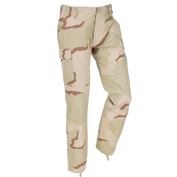 Pantalon cargo style armée américaine de marque Mil-Tec motif camouflage désert 3 couleurs BDU - GoMilitar