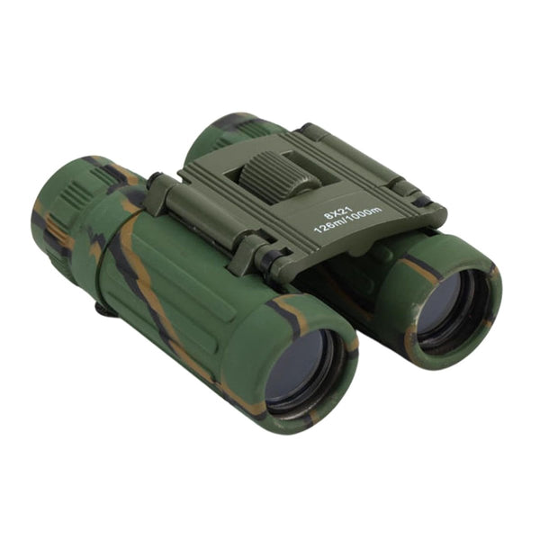 Binoculaires pliables MIL-TEC 8x21 Field visuel 126m Sac en nylon inclus camouflage