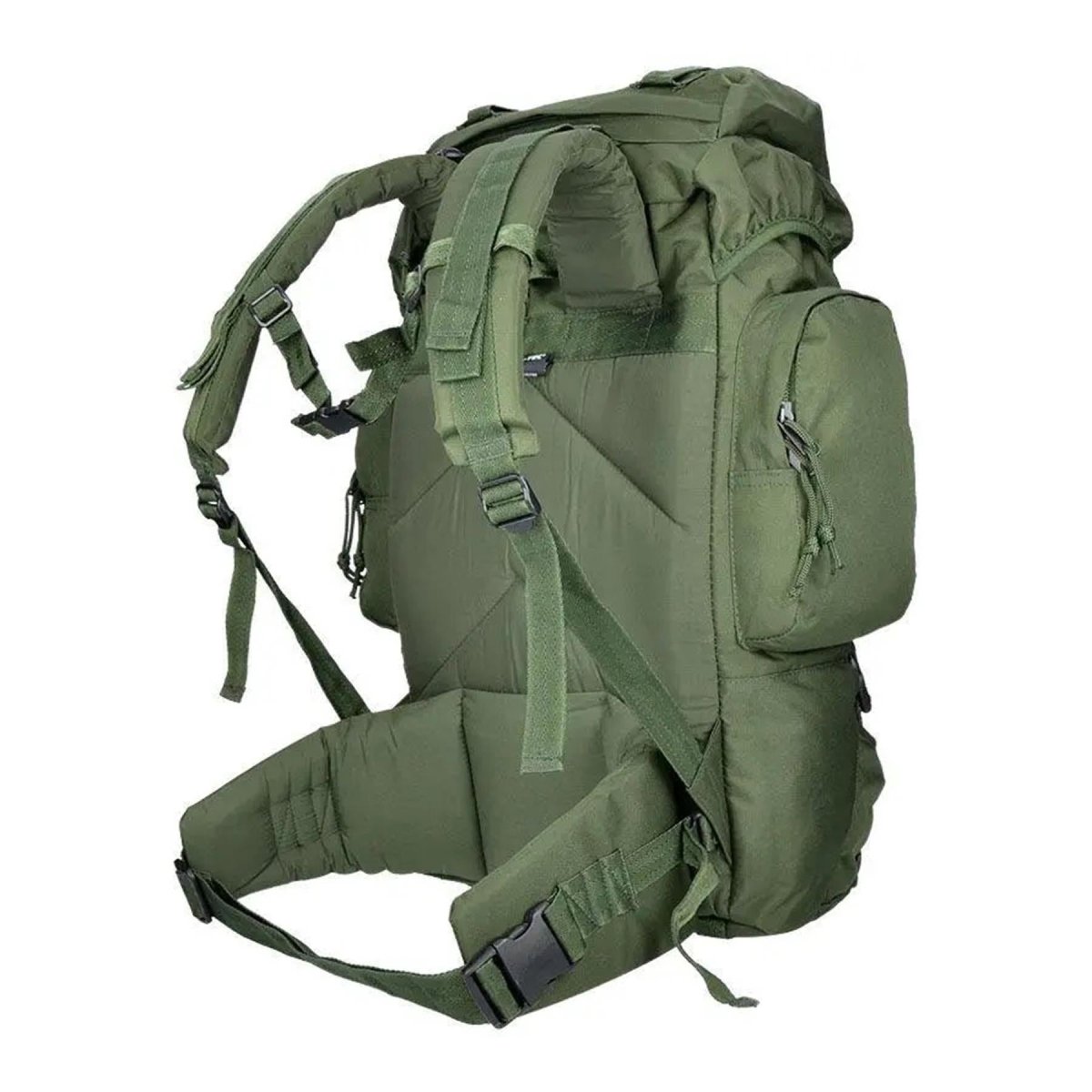 Sac à dos de randonnée MIL-TEC COMMANDO 55 litres housse imperméable vert grand sac à dos