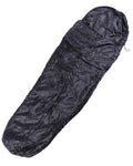 Sac de couchage de commando mil-tec 225cm 2 voies zipper côté gauche légère