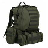 Sac à dos tactique MIL-TEC DEFENSE ASSEMBLY PACK avec ceinture amovible olive