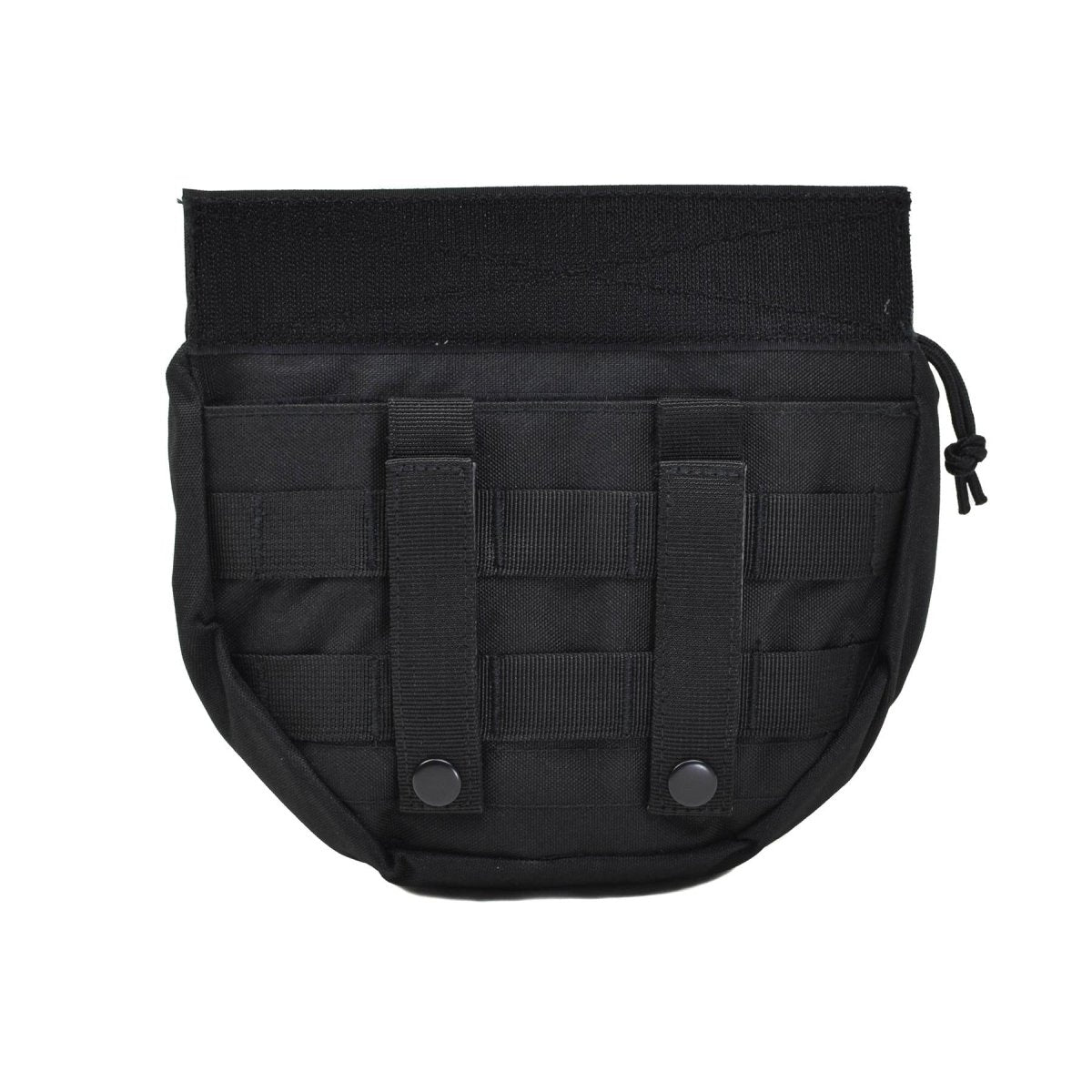 Pochette MIL-TEC Dropdown, petit sac utilitaire tactique, panneau avant, type MOLLE, noir