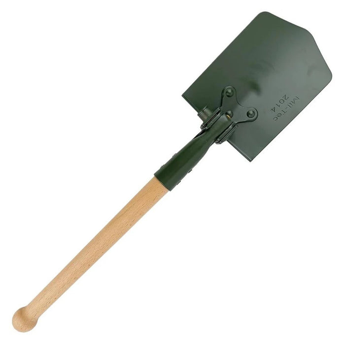 MIL-TEC Pelle Pliable Longueur 63cm Lame en Acier Manche en Bois Housse Incluse - GoMilitar