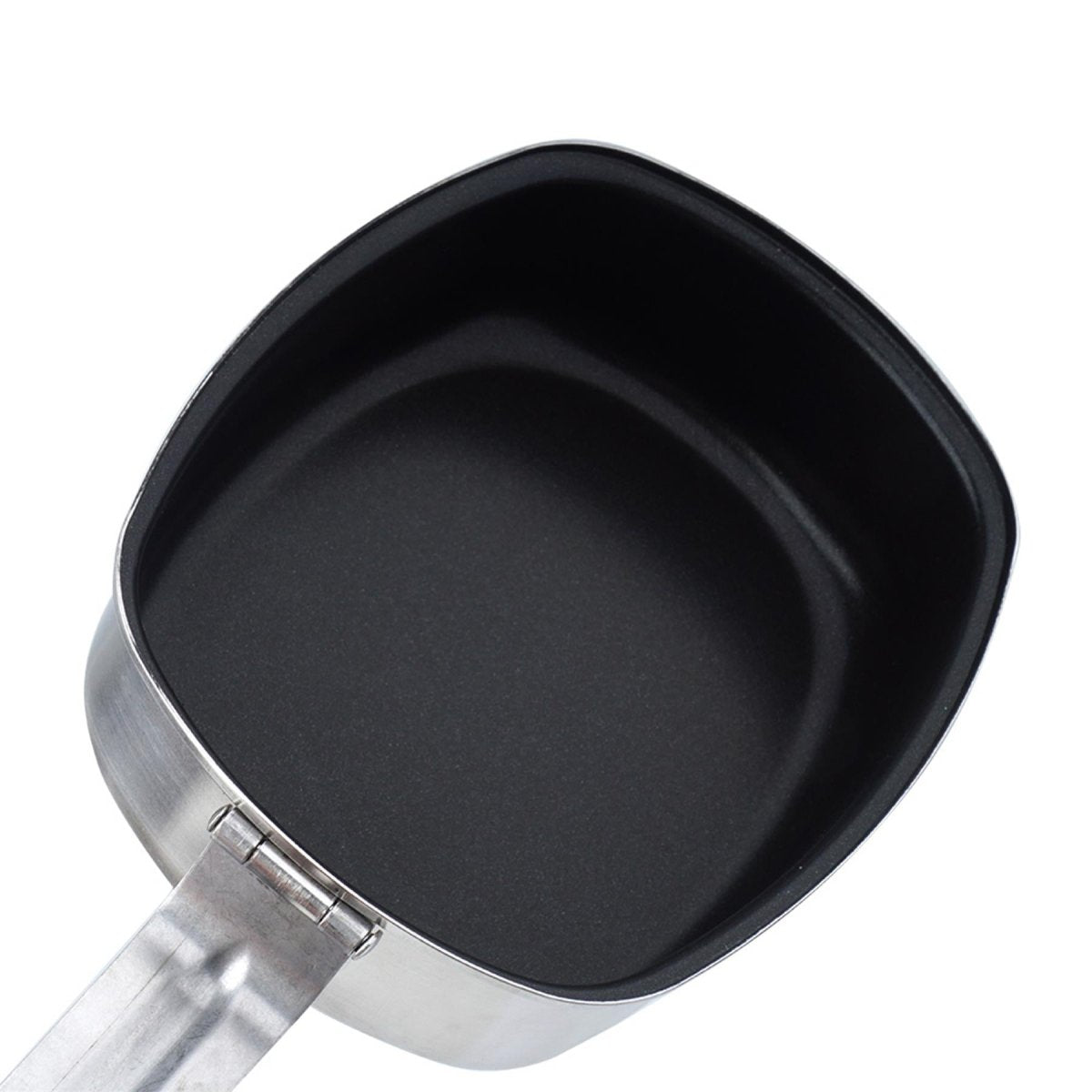 Kit de cuisine de style militaire français MIL-TEC en acier inoxydable avec couvercle de casserole pour feu de camp